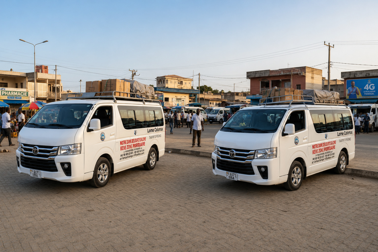 Lomé Togo point arrivée Voyage Express